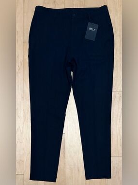 NWT BYLT Basics Executive Pants 2.0 Tapered Performance Stretch Blue Men’s 36